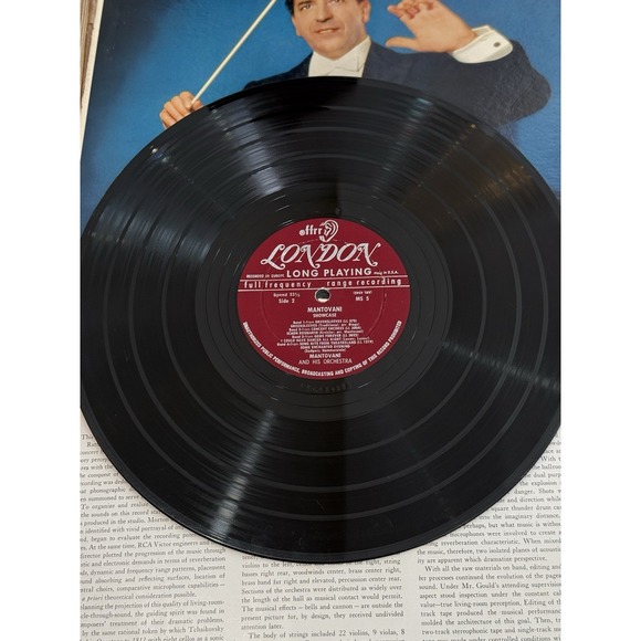 Mantovani Showcase - London Records - 1960's Limited Edition Vinyl LP - MS 5 - Picture 5 of 6